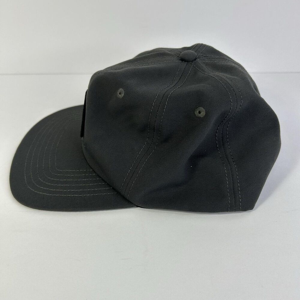 PrAna Gazin Patch Hat Cap Snapback Gray Mens One Size BFTE Logo Baseball - Picture 2 of 6